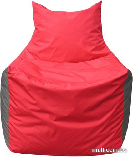 Кресло-мешок Flagman Фокс Ф2.1-170 (красный/темно-серый)