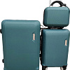 Комплект чемоданов Swed House Safari Vaska MR3-780 (3шт, темно-зеленый)