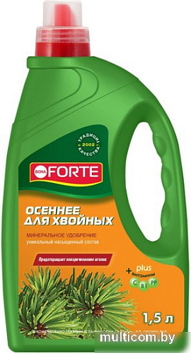 Удобрение Bona Forte Для хвойных лето-осень BF21040181 1.5 л