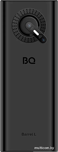 Кнопочный телефон BQ BQ-2458 Barrel L (черный/золотистый)