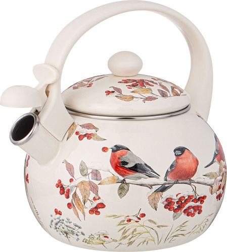 Чайник со свистком Agness Снегири 934-735
