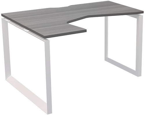 Стол Программа Техно Аргентум-МП НТМП.О-040 левый (лиственница/белый)