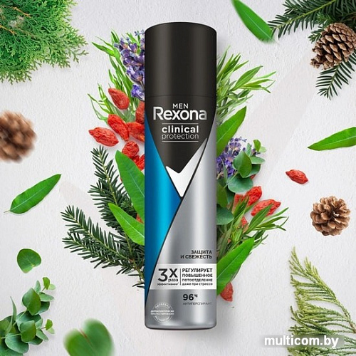 Rexona Men Clinical Protection защита и свежесть 150 мл