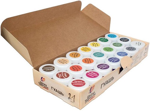 Гуашь Луч Школа творчества 29С 1755-08 (21 цв)