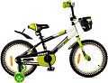 Детский велосипед Favorit Sport 16 SPT-16GN2 (черный/зеленый)