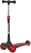 Самокат Novatrack Rainbow Basic 120BB.RAINBOW.BRD20 (черный/красный)