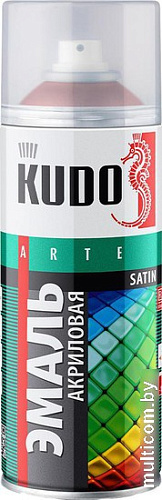 Эмаль Kudo универсальная Satin RAL 6002 0.52 л (зеленая листва)