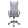 Кресло AksHome Abraham ткань/сетка, серый)