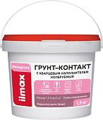 Акриловая грунтовка ilmax Decorgrunt Грунт-контакт колеруемая НВ П 1 ПС 1.5 кг