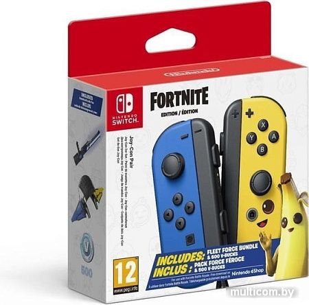 Геймпад Nintendo Набор - 2 контроллера Joy-Con (издание FORTNITE)