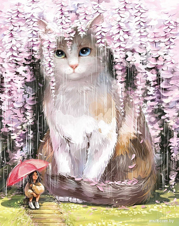 Феникс+ Кот в сакуре 68653