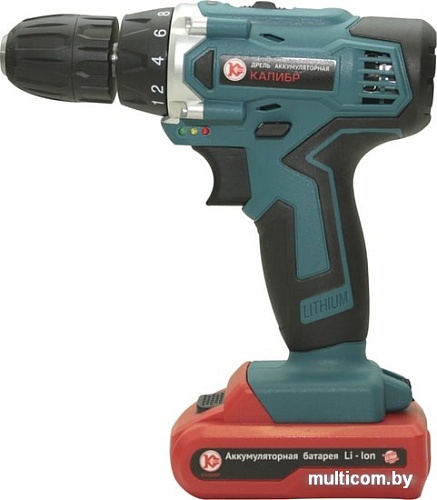 Дрель-шуруповерт Калибр ДА-14,4/2А (с 2-мя АКБ, кейс)