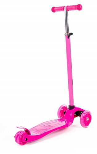 Двухколесный детский самокат Полесье 0072 94490 (малиновый)