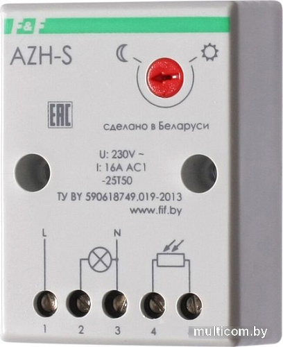 Фотореле Евроавтоматика F&F AZH-S PLUS EA01.001.008