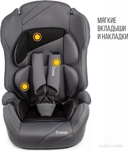 Детское автокресло Zlatek ZL513 Lux (серый)