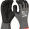 Нитриловые перчатки Milwaukee Cut level 5/E 10/XL 4932471426