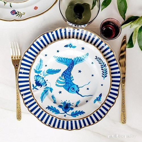 Тарелка десертная Bitossi Fabula FTB00071 (рыба)