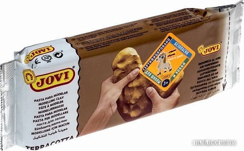Пластилин скульптурный Jovi 84 (250г, терракотовый)