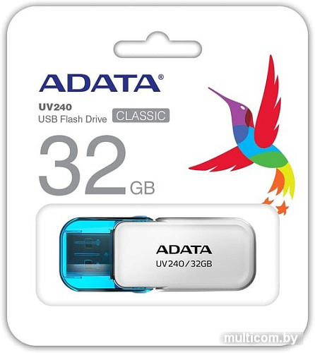 USB Flash A-Data UV240 32GB (белый)