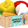 Набор игрушечных продуктов Нордпласт Овощи в ящике 434/2