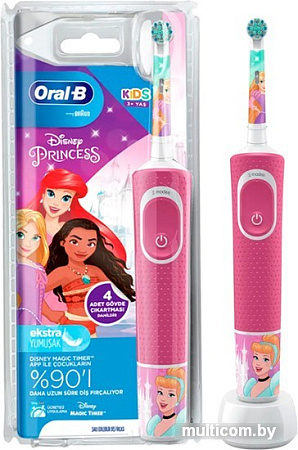 Электрическая зубная щетка Oral-B Kids Disney Princess D100.413.2K