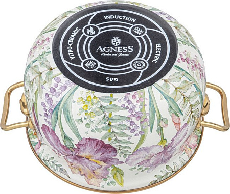 Кастрюля Agness Irises 950-571