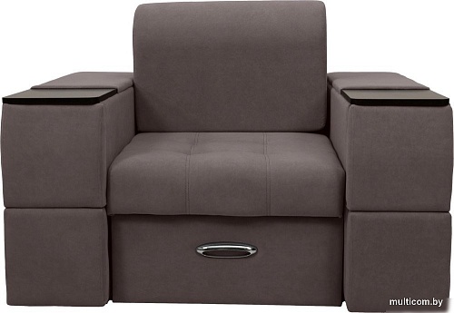 Сириус Лидер-13 ППУ 135x110 (Eva 06 велюр темно-серый)