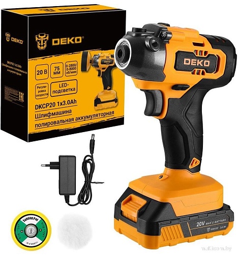 Полировальная машина Deko DKCP20 086-1007 (с 1-им АКБ)