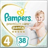 Трусики-подгузники Pampers Premium Care Pants 4 (38 шт)