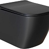Унитаз White Wave Quadro (черный матовый)