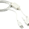 Адаптер Gembird UAS112 USB Type-A - COM (1.8 м, белый)
