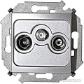 Розетка телевизионная Simon 1591466-033 (алюминий)
