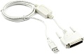 Адаптер Gembird UAS112 USB Type-A - COM (1.8 м, белый)