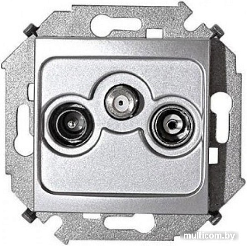 Розетка телевизионная Simon 1591466-033 (алюминий)
