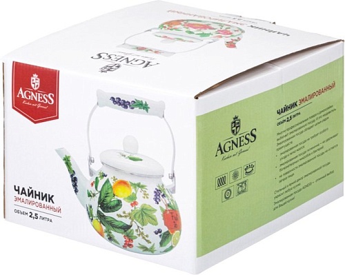 Чайник без свистка Agness Fruit Basket 934-586