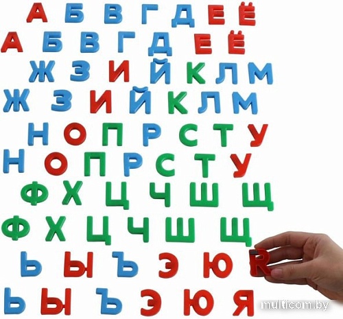 Алфавит Полесье Первые уроки (66 букв, магнит)