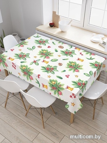 Скатерть JoyArty Букет с омелой tcox_380860_120x145