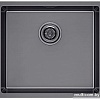Кухонная мойка Paulmark Lassan 49 UNI LA49-GM (черный/вороненая сталь)