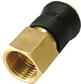 RockForce Быстроразъем пневмат с клапаном внутр рез 3/8&quot; RF-SE6-3SF