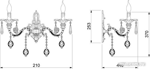 Бра Bogate's Wonderful 276/2 Strotskis