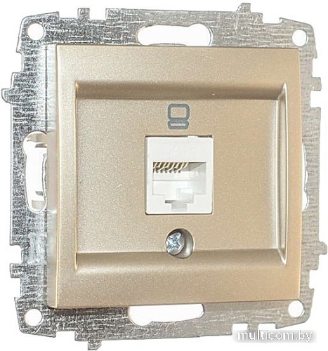 Розетка компьютерная Elbi Zena-Vega 609-011400-247 (титан)