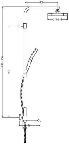 Душевая система Raglo R02.24