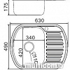 Кухонная мойка FRAP FD64963