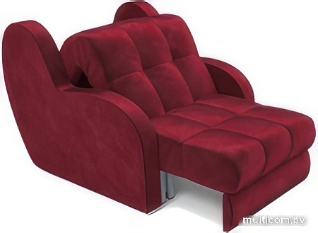 Кресло-кровать Мебель-АРС Аккордеон Барон (бархат, красный Star Velvet 3 Dark Red)