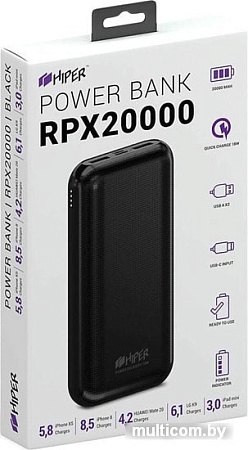 Портативное зарядное устройство Hiper RPX20000