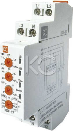 Реле контроля фаз КС RKF-37 82748