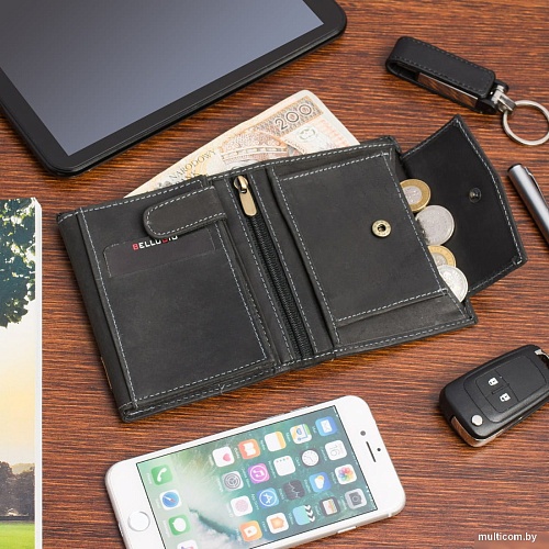 Кошелек Bellugio ZM-116R-123 (черный)