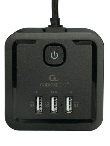 Сетевой фильтр Cablexpert TWR-4-U3-B-2