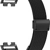 Браслет Rumi Mesh металлический для Huawei Band 8 (черный)