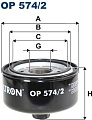 Масляный фильтр Filtron OP 574/2